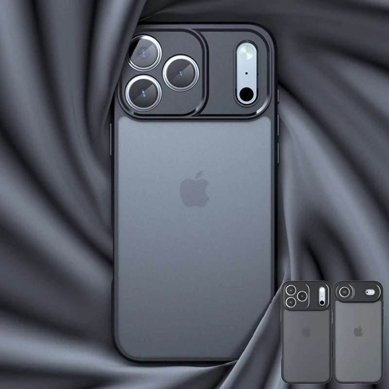 For Iphone 17 Pro Case Apple Iphone 17 Air Iphone 17 Pro Max Cover Luxury Matte PC + Silicone Shockproof Protective Phone Cover